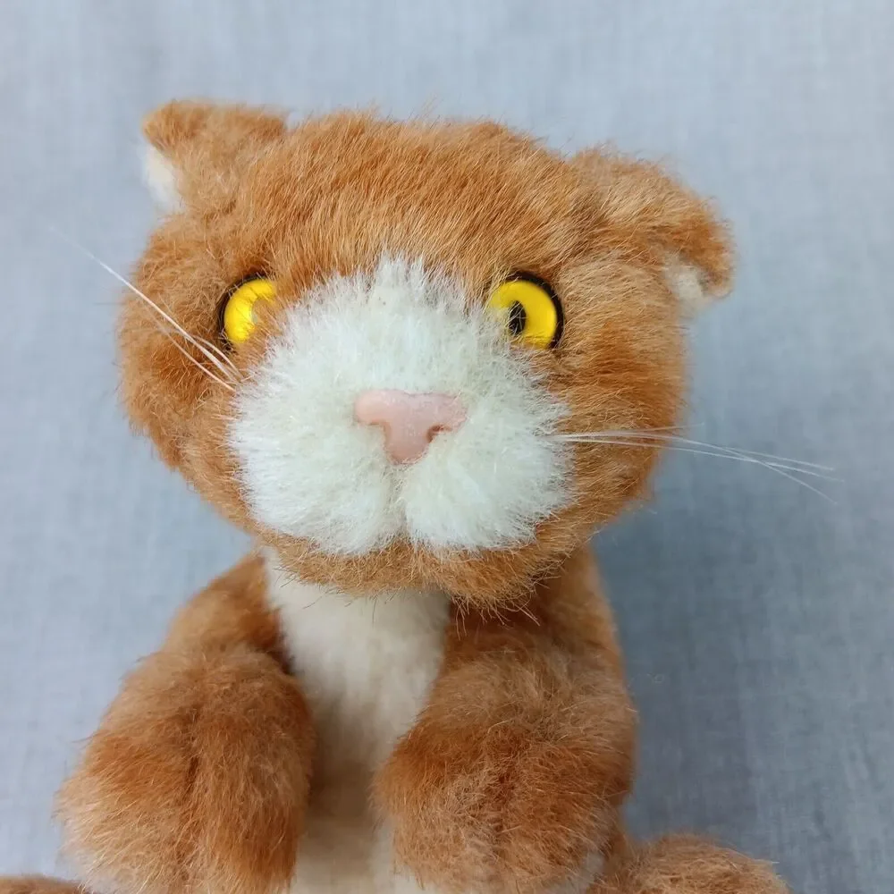 Applause Avanti Orange Striped Tabby Cat Plush Baby Replacement Kitten 1987 VTG